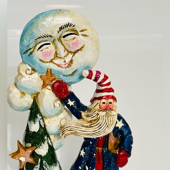 Pam Schifferl Winter Eve Sandman Moon Stars Midwest Season Cannon Falls - Picture 5 of 8